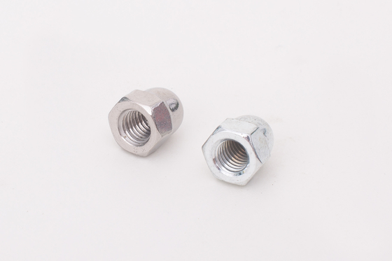 DIN 1587 Hexagon Domed Zinc Nickel M4 To M24 Carbon Steel Nuts